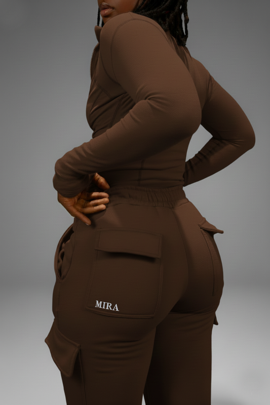 Ultimate Lightweight BBL Cargo Sweatpants - Espresso